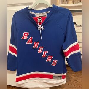 Reebok Authentic Kids Rangers Jersey